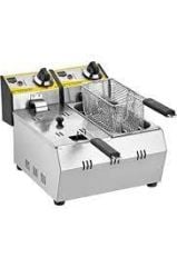 Remta R92 3 + 3 lt İkili Kapaklı Elektrikli Fritöz