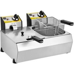 Remta R93 5+5 lt Kapaklı Elektrikli İki Hazneli Fritöz