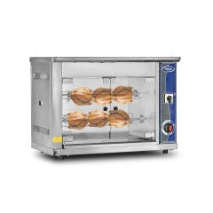 Set üstü Gazlı/Elektrikli Piliç Çevirme Makinesi