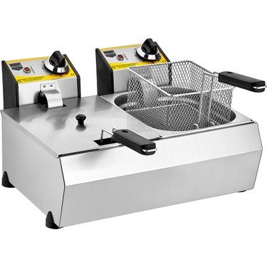 Remta R93 5+5 lt Kapaklı Elektrikli İki Hazneli Fritöz