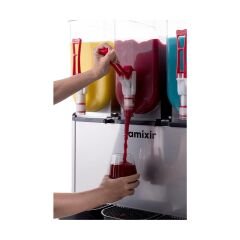 Ice slush makinenizi kaliteli ice slush konsantresi ile tamamlamak için tıklayın!Samixir SLUSH36.Y Ice Slush Triple Milkshake Meyve Suyu Dispenseri, 12+12+12 L, Sarı